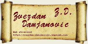 Zvezdan Damjanović vizit kartica